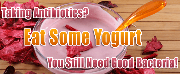 Taking Antibiotics? Eat Some Yogurt, You Still Need Good Bacteria