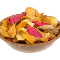 Veggie Chips In Bowl Side