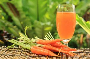 fresh carrot juice