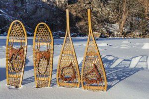 vintage snowshoes