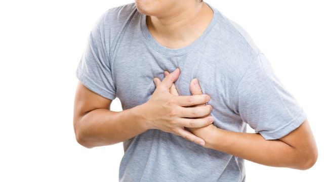 Heart Attack of man