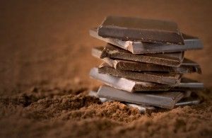 Stacked chocolate bars