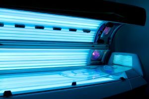 Tanning bed solarium