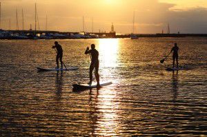 Stand-up paddler 