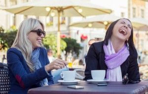 Two female friends 