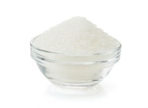 sugar in bowl