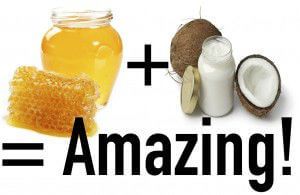 honey and coconut oil