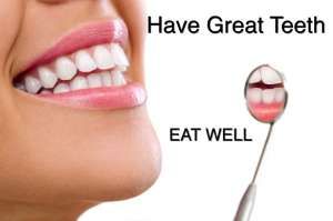 Healthy woman teeth