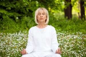 elderly yoga