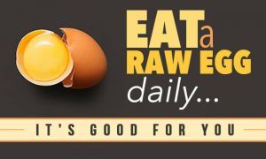 raw eggs