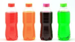 soft drink bottles