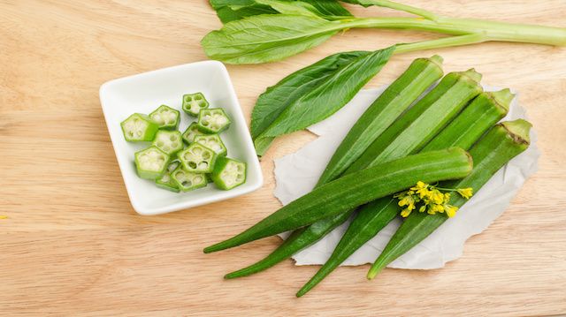 Fresh okra