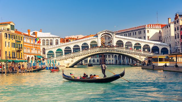 Rialto Bridge in Venice