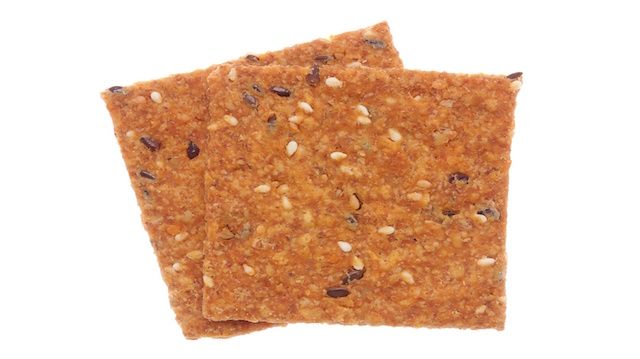 Biscuits with chili, sesame and flax seeds