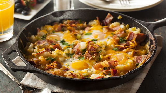 Homemade Hearty Breakfast Skillet