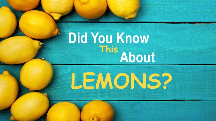 Did You Know that Lemons Can Do This?