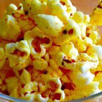 Turmeric and Garlic Infused Popcorn