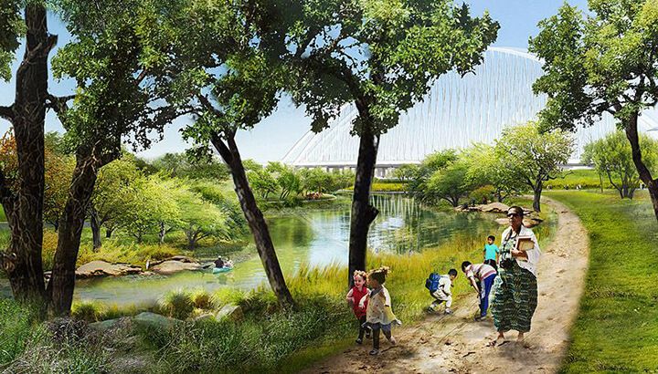 Artist rendering of the park. (Photo Courtesy: Michael Van Valkenburgh Associates)