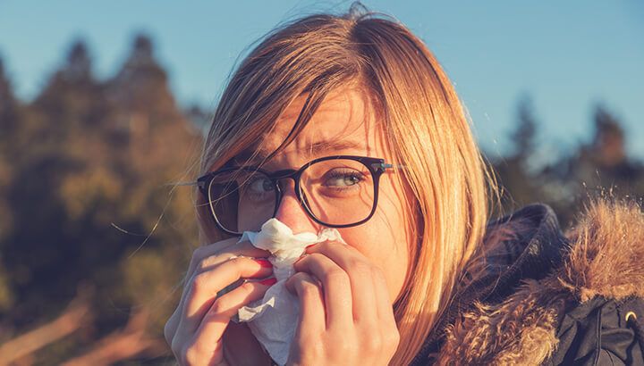 Drinking lemons in warm water can help combat allergies.