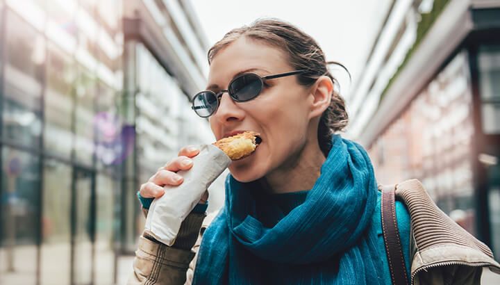 When your body is acidic, eating white flour doesn't help.