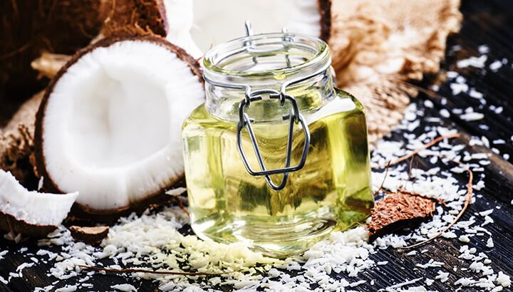 Coconut oil is a healthier option than sunflower oil.