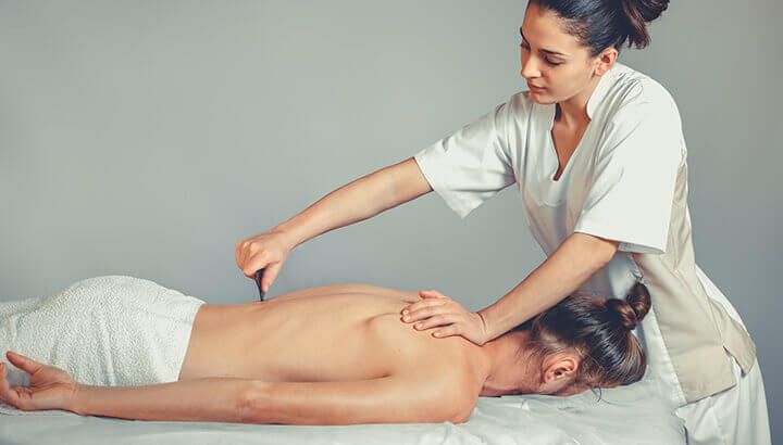 Gua sha can help with chronic back and neck pain.