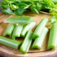 The texture of celery cleanses the surface of your teeth