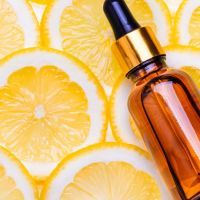 Citrus essential oil, vitamin c serum, beauty care aroma therapy.